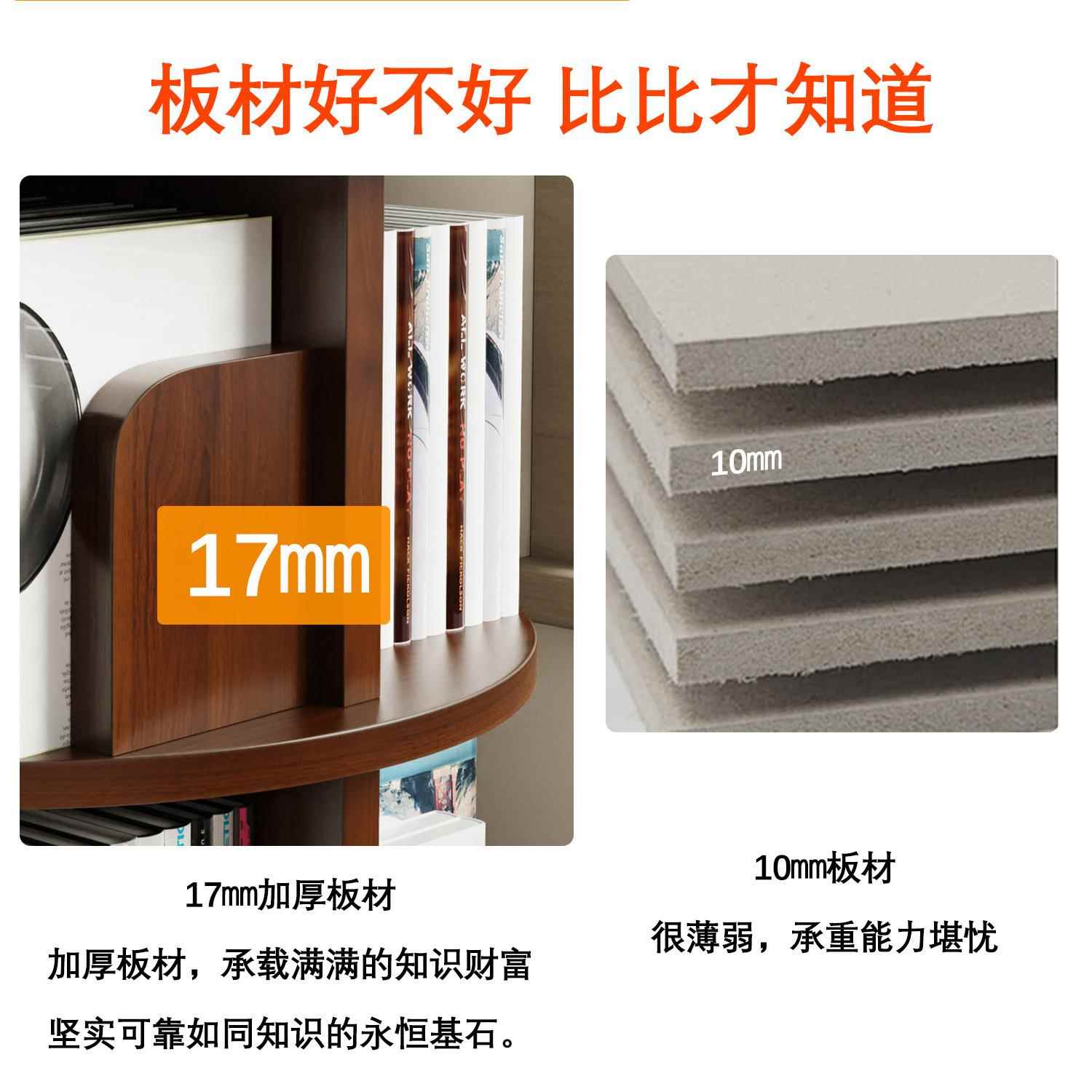 全实旋转架书柜儿童书落生地阅读区绘本收纳架家用学NZZ玩具置物