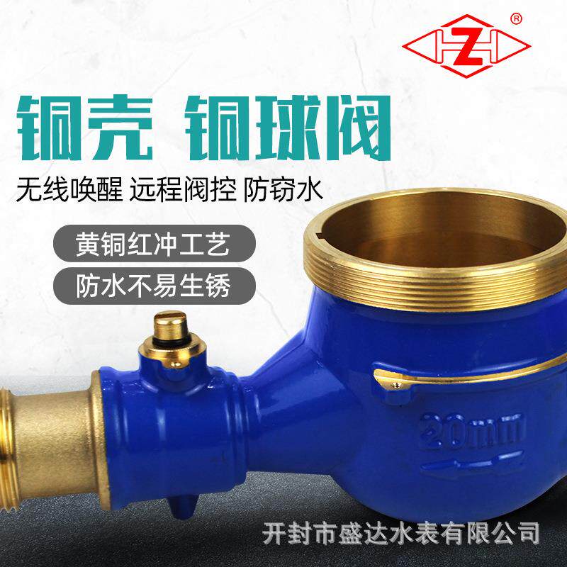 智能水表远程无线抄表手机物联网远传出租房预付费lora数显