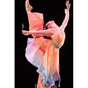 高档新2025款 中国舞演 古典舞越女词台儿童演出服表扇子舞艺考服装