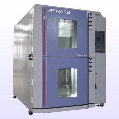 两槽式冲击试验箱高低温冷热冲击箱led交变冷热冲击实验机-65℃