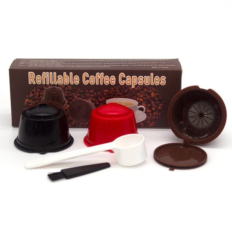 兼容dolcegusto多趣酷思咖啡胶囊壳循环重复使用过滤器填充雀巢
