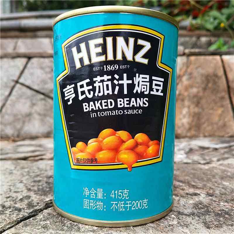 415g亨氏茄汁焗豆番茄汁罐头西式早餐沙拉配菜HEINZ BAKED BEANS