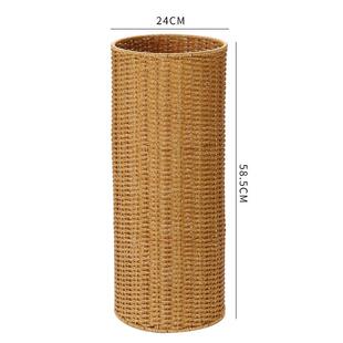 仿藤伞架伞桶酒店客厅家居创意雨伞收纳桶欧北花盆套瑜伽垫收纳筐