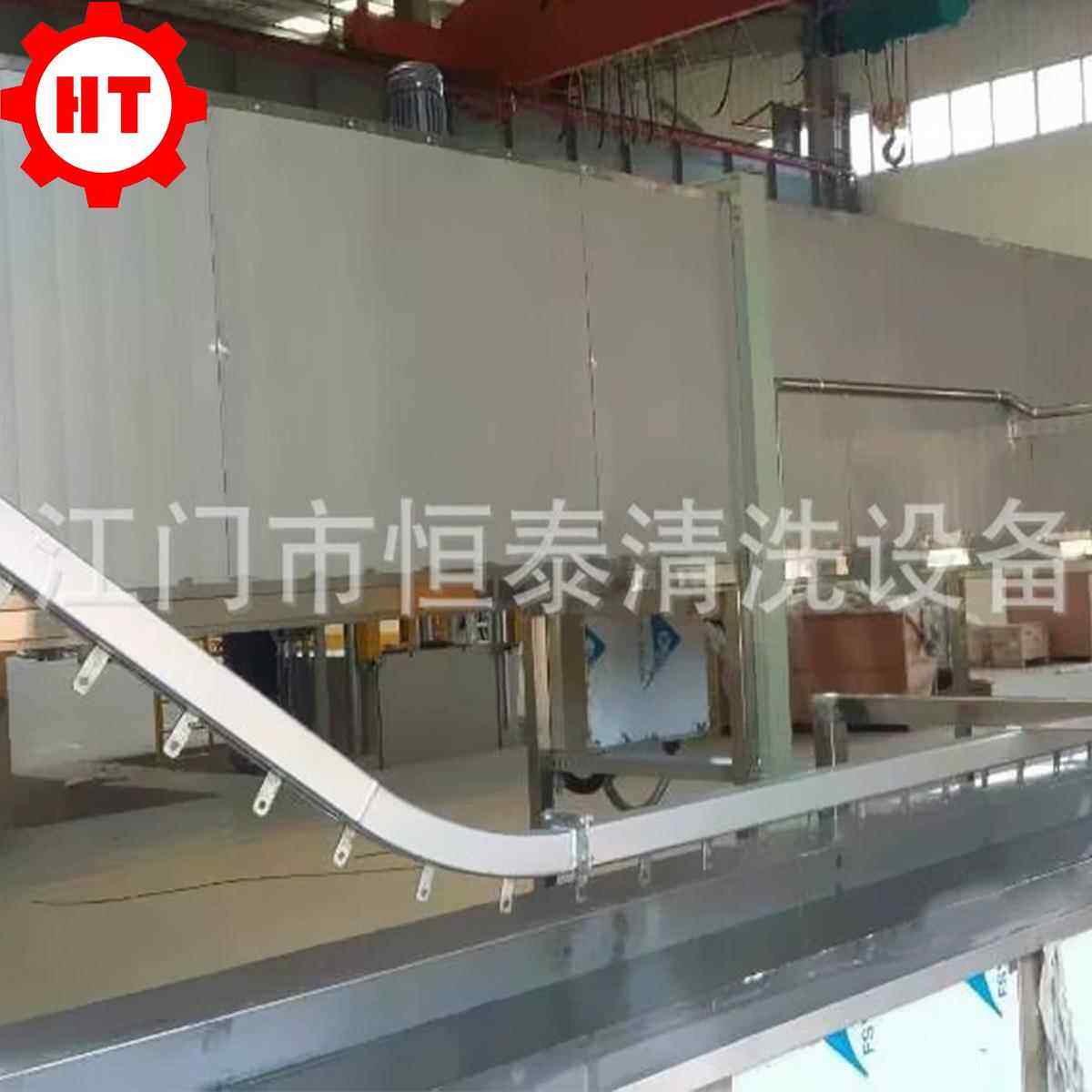 洗洗悬挂ITZ式五金配件除油清烘干线悬挂式 超声波清烘干线