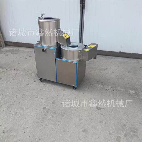 胡萝卜切片切条机全自动商用土豆清洗去皮切片切条一体机