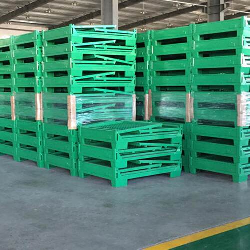 非标欧式金属笼销售仓储笼厂家供应折叠式可堆垛喷塑网格料箱