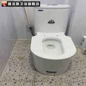 免砌台不 直冲式 璐洁斯马桶改蹲便器台式 坐便器换蹲坐两用一体明装