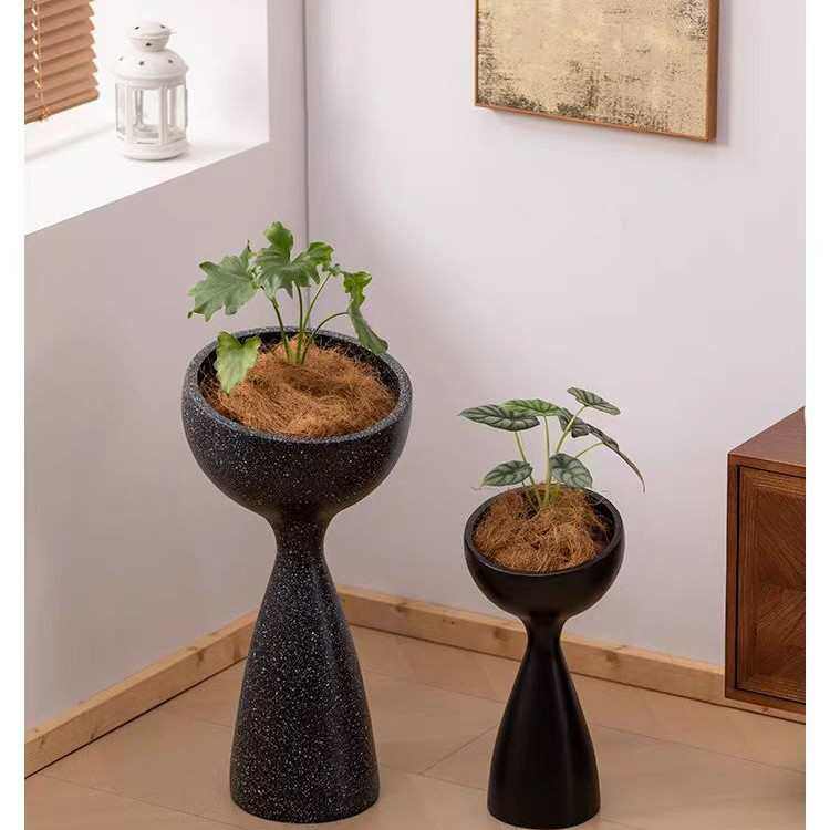 北欧创意小蛮腰造型花盆花架轻奢简约绿植盆栽室内客厅阳台花盆
