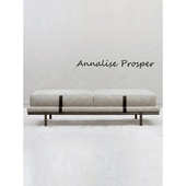 凳创意床现代换鞋 客厅衣帽北欧卧室双人条凳凳长沙发间简约凳尾