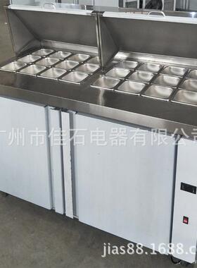 厂家供应10V三明治披萨JS-ZMG15操作台商1用沙拉冷藏抓保鲜柜码柜
