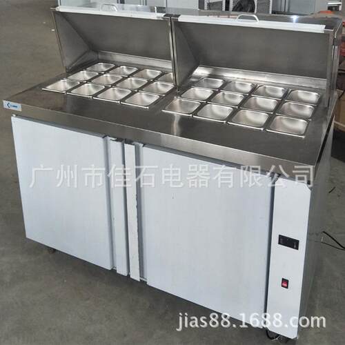 厂家供应110柜VJS-ZMG15明治披萨操作商台用沙拉冷藏保鲜抓三码柜