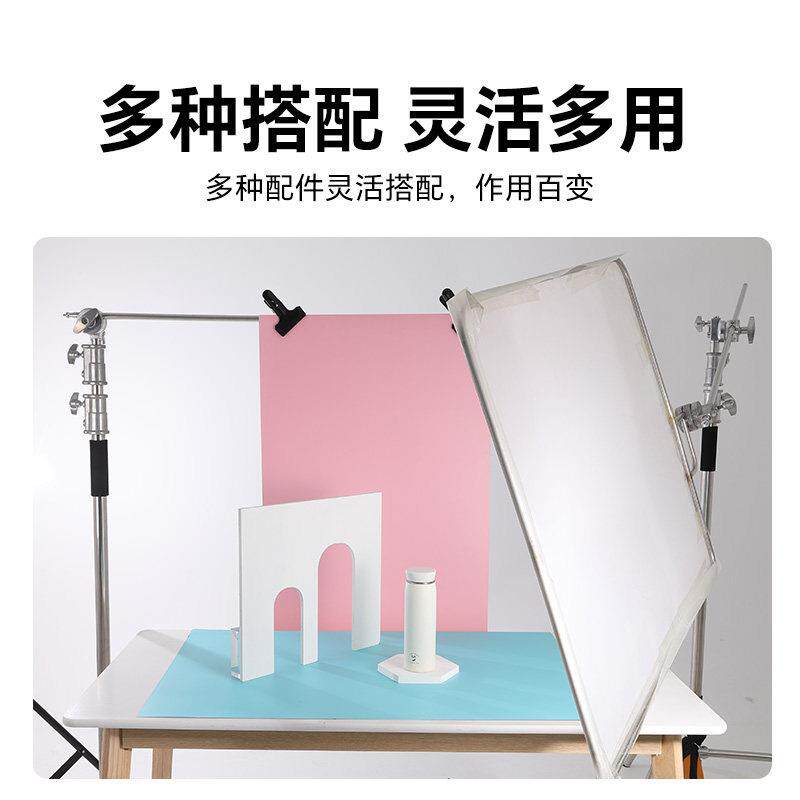 (顺丰包邮)神牛摄影魔术腿灯架3.3米不锈钢C型架40寸摄影棚顶灯适