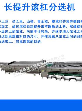 红薯分级机IZH滚杠式选机小时10吨以上土每豆分级麻分天选果机