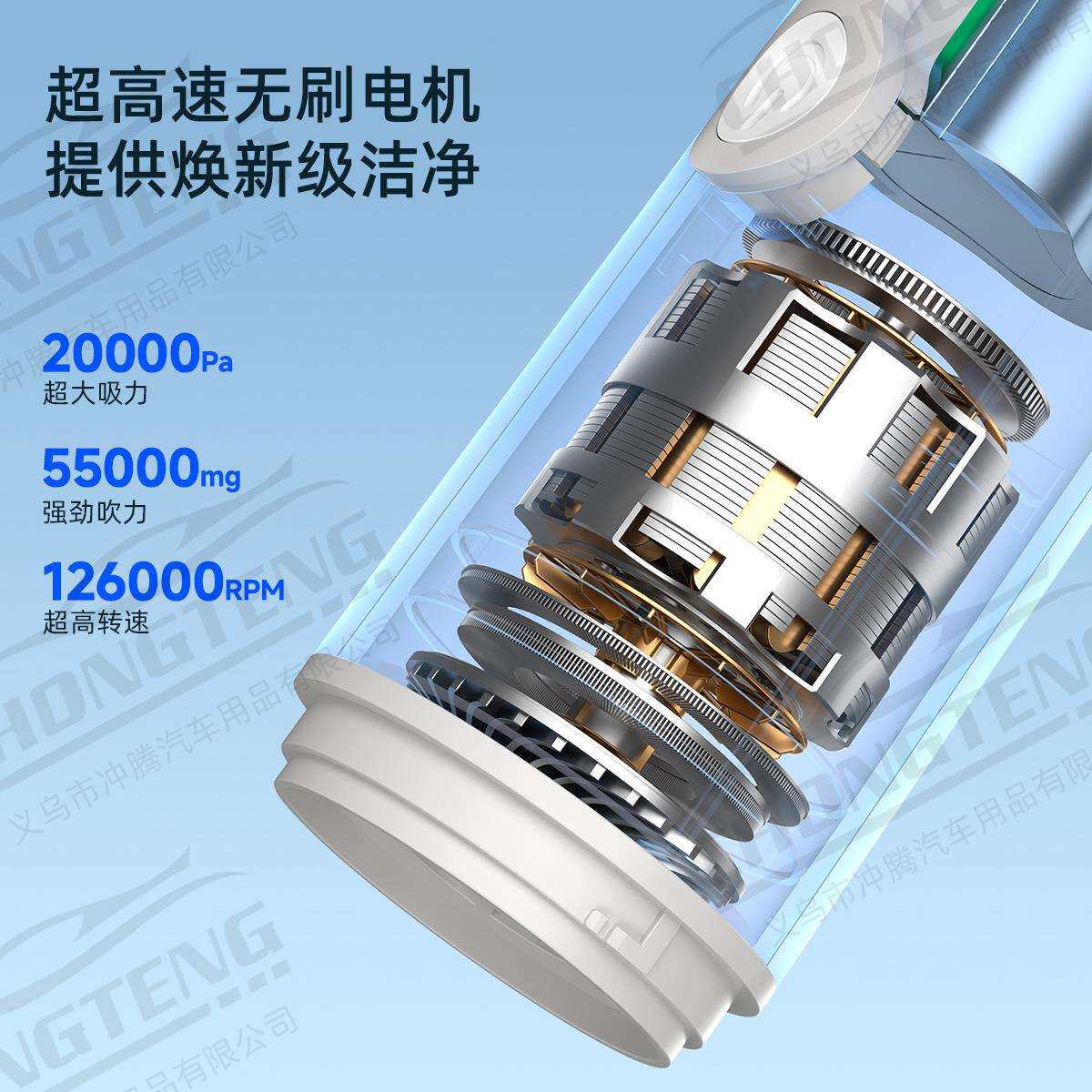 车载吸尘器超强吸力汽车手持小型便携式吸尘器吸吹一体家用吸尘器