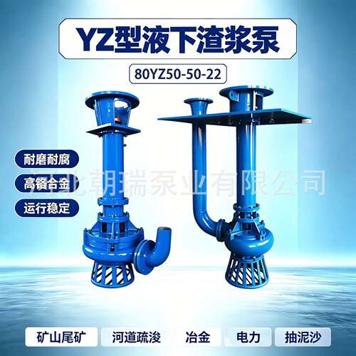 80YZ50-50-22YZ型渣浆泵立式级离心泵河道清淤污水抽泥液下泵
