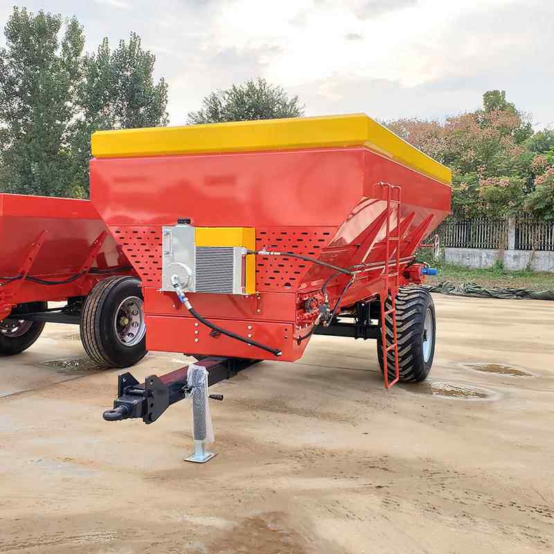 硕鑫双圆盘后抛撒肥车 农家肥厩肥撒粪车 lxp