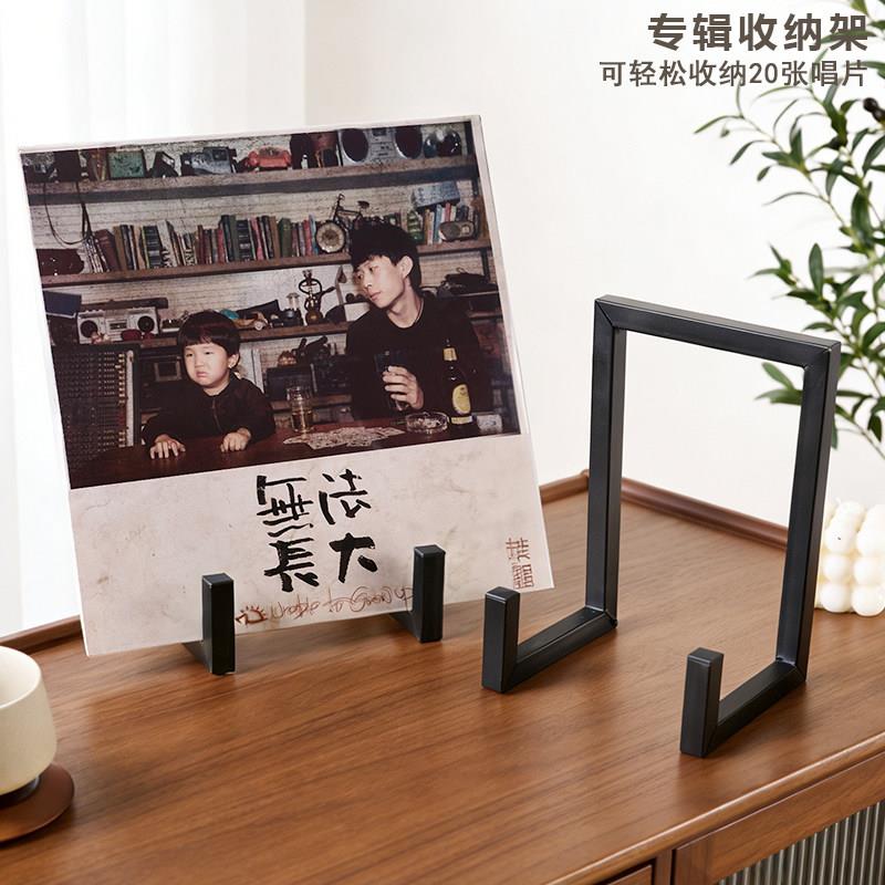 黑胶唱片收纳架CD专辑光碟dvd展示架创意报刊杂志书架碟片收纳架