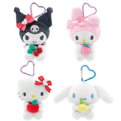 正版三丽鸥库洛米KT猫美乐蒂玉桂狗hellokitty毛绒玩具公仔挂件