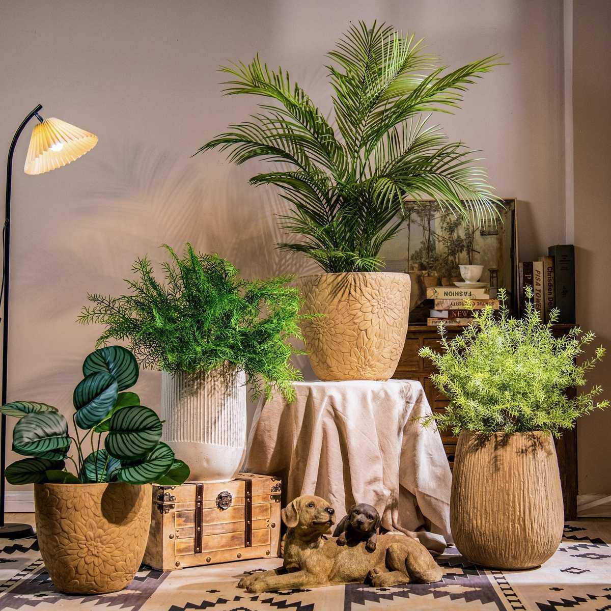 盆栽植物大口径花卉2025阳台植种植氧化镁绿花盆大号新款客厅落地,鲜花速递/花卉仿真/绿植园艺,花盆,淘宝优惠券,粉丝福利购,淘宝优惠卷