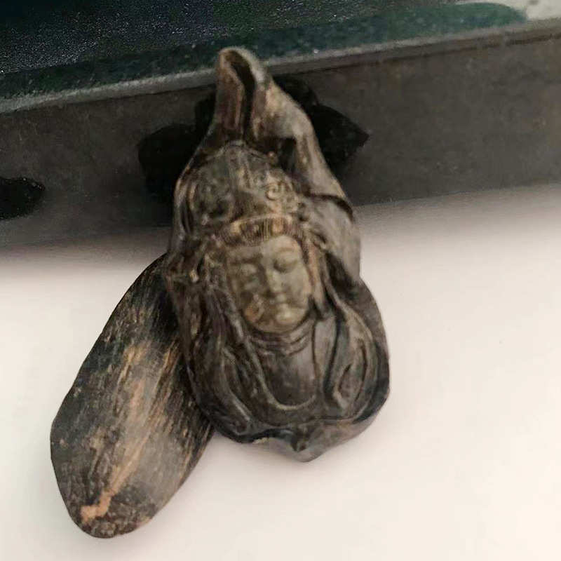 达拉干沉香工艺品雕刻木牌挂件挂饰手把件 厂家批发约5~12g不等