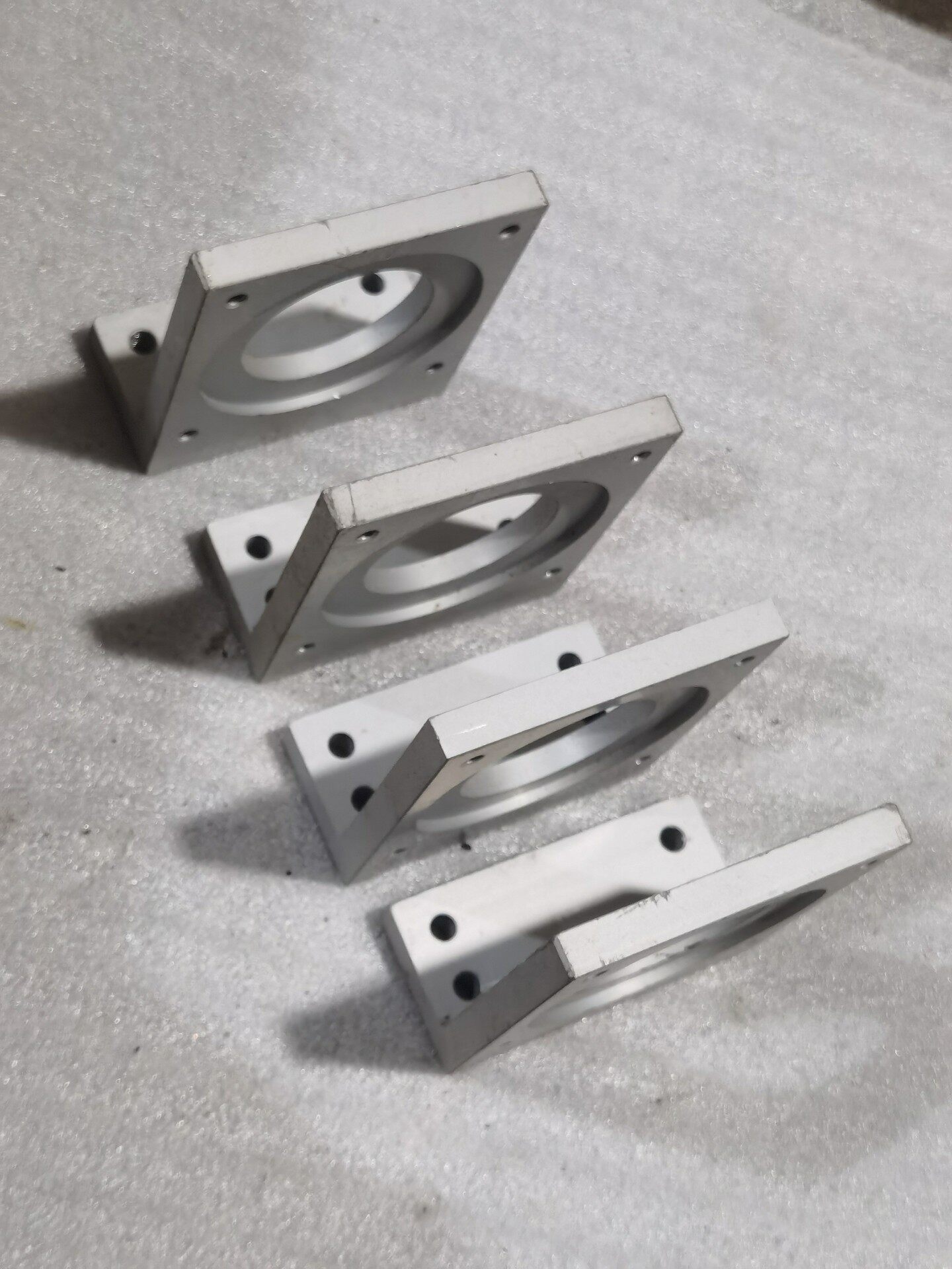 86步进电机安装板。材质铝