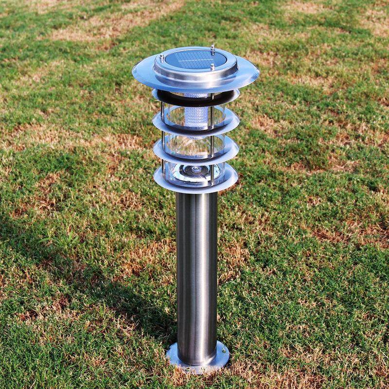 太阳能灯草坪灯庭院别墅户外灯家用草地防水现代简约led不锈钢