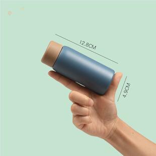 304迷你保温杯男女士可携式小号简约小巧水杯子细长100ml超小容量
