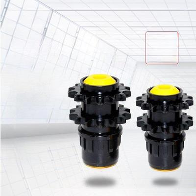 塑料钢炼轮滚轮附件鼓塑料钢塑料橡胶尼龙单排和双排齿炼轮释放齿