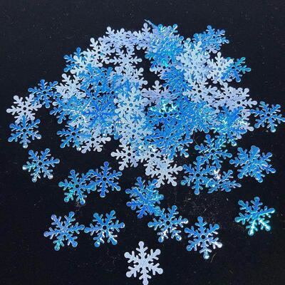 300pcs/lot Christmas Snowflakes Confetti Artificial Snow Xma