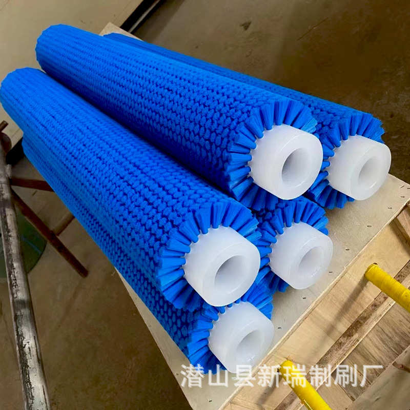 清扫刷毛刷玻璃清洗机辊刷定制尼龙工业定制毛刷辊滚筒辊器空心