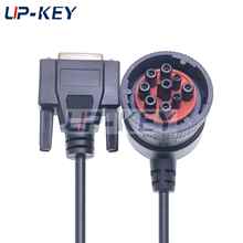 卡车J1939转DB15母头串口数据连接线J1962转OBD转接线J1708转接线