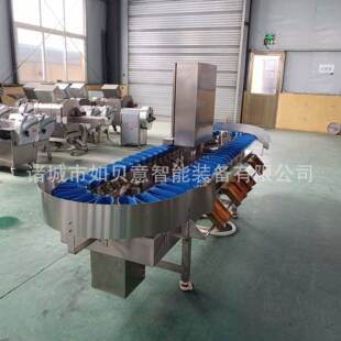 鱼肉称重分拣设备 食品海鲜水产皮带选别秤 称重检重剔除机