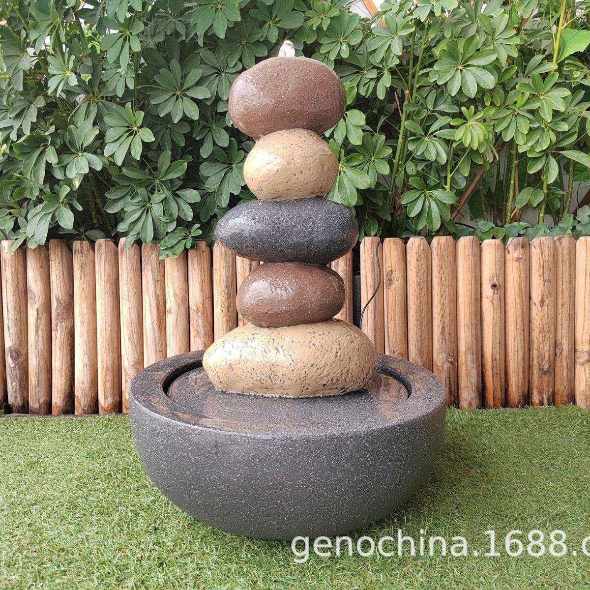 仿石头庭院室内流水摆件工艺品