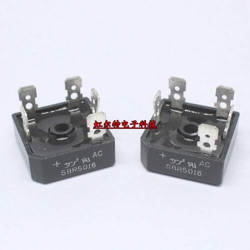 三相整流桥堆 SBR5016 ST5016 SKBPC5016 50A/1600V 5脚 整流器