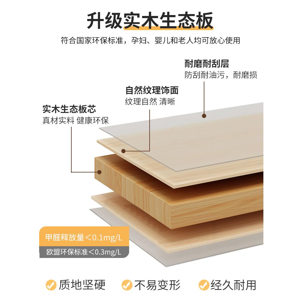 实木书落地置物架儿童简架易书柜省空一体间靠墙HFD-9898用柜子家