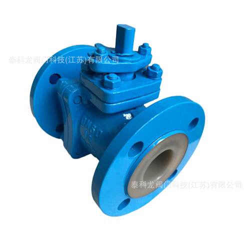 Q41F46-16C衬氟球阀铸钢法兰手动防腐酸碱聚四氟WCB+FEP球阀
