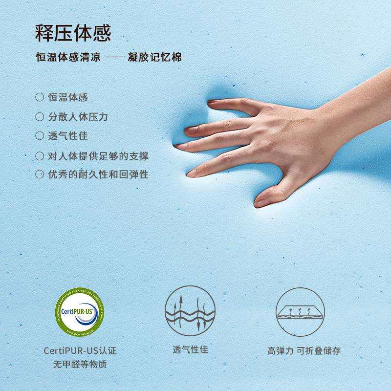 P66DSW乳胶记忆棉垫子软垫家用学生宿舍褥子榻榻米床垫薄款床褥可