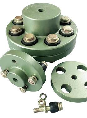 现货FCL型弹性套柱销联轴器F3鼓型胶套螺栓传动件减速机弹性柱