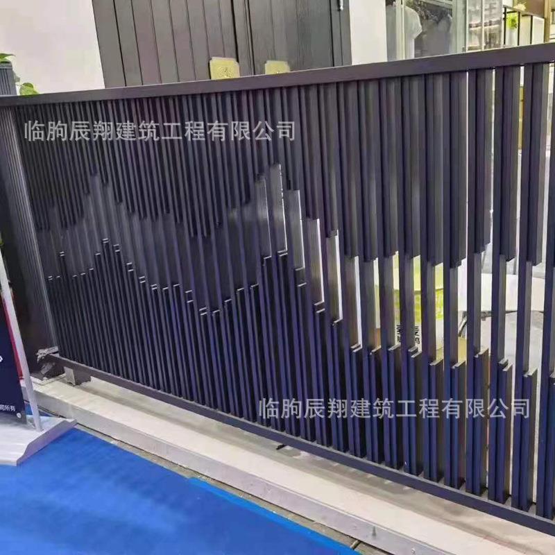 高洋房铝合金型艺护栏制定花园别墅庭小区端院铝铝合金护栏新中式