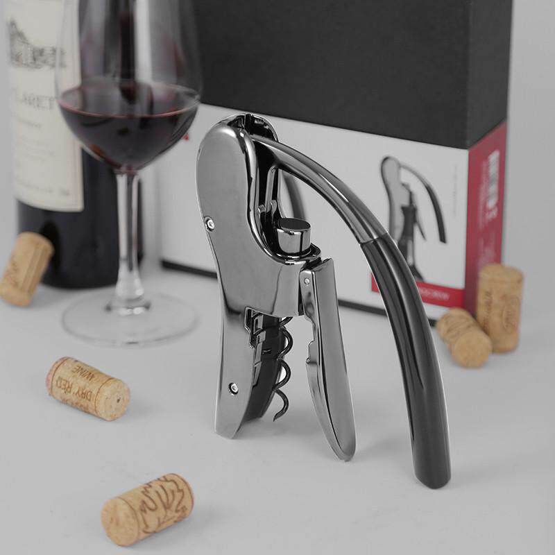 半自动不锈钢专用红酒开瓶器家用多功能便携葡萄酒酒塞起子送礼
