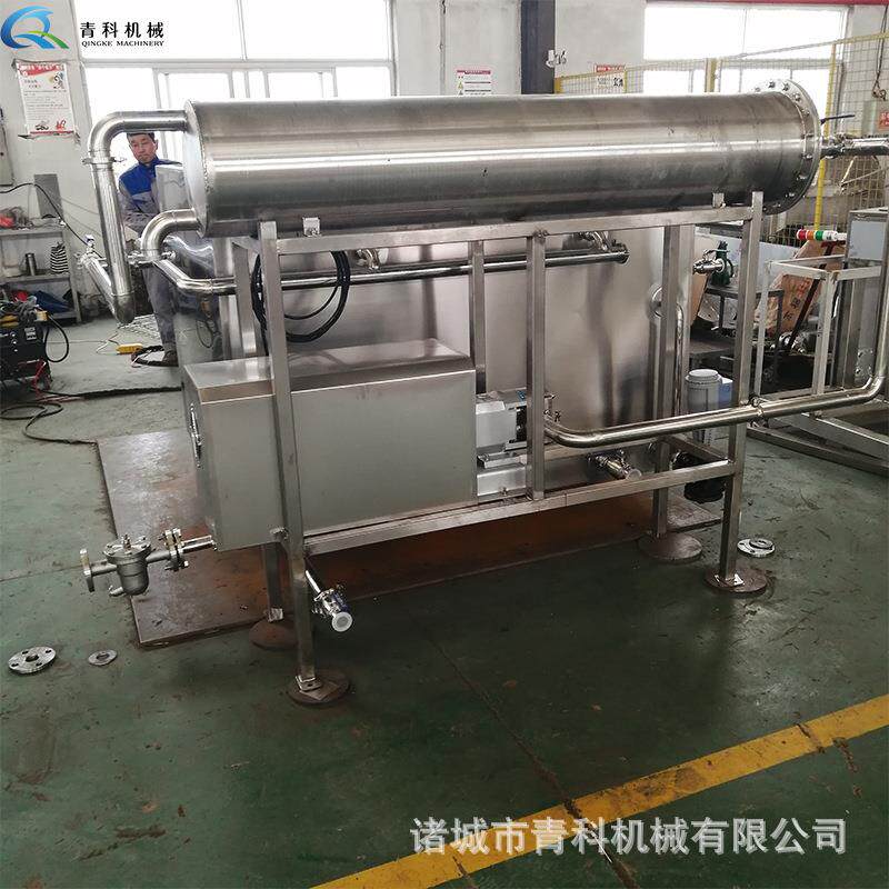 厂家现货1000L蒸汽加热方形卤煮锅商用虎皮鸡爪方形煮锅自动出料