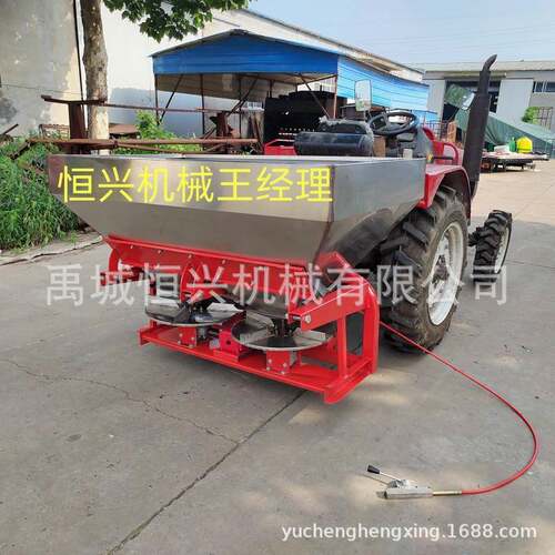 农用拖拉机悬挂施肥机撒肥种植机单盘双盘家肥撒播机