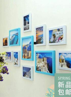 11pcs/Lot Wooden Multi Photo Frame Picture Frames Wall Hang