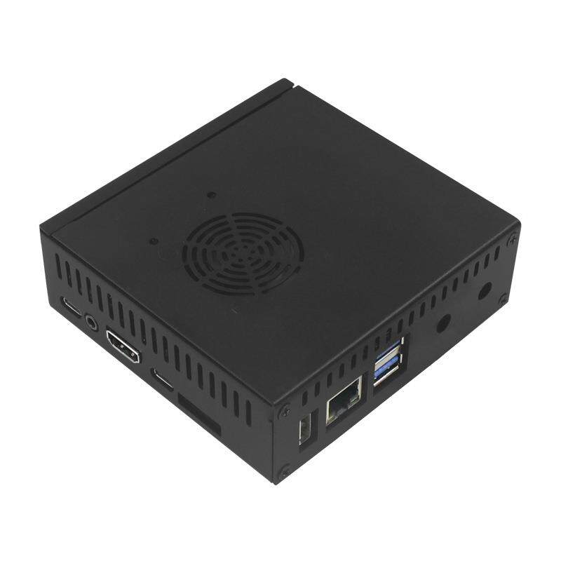 香橙派N505/N506金属散热外壳 Orange Pi 5/5B风扇散热保护壳盒子