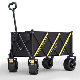 聚拢露营推车超大号营地车户外折叠小拉车儿童可躺野餐旅行车拖车