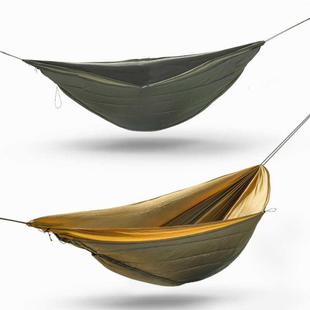 户外秋冬双人吊床衬垫加宽加厚保暖棉罩防风御寒睡袋保护套 1.6m