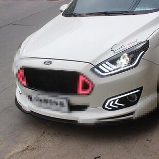 福瑞斯流光转向灯改装 福睿斯日行灯 雾灯日间行车灯 19款