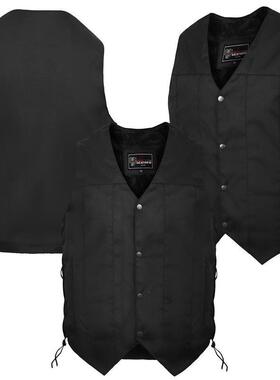 R 18577 Men's motorcycle multi-pocket vest 士机车多口袋马