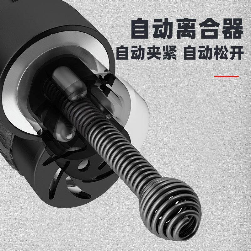 新款直销电动小巧管道疏通器通下水道疏通器马桶异物堵塞疏通器疏
