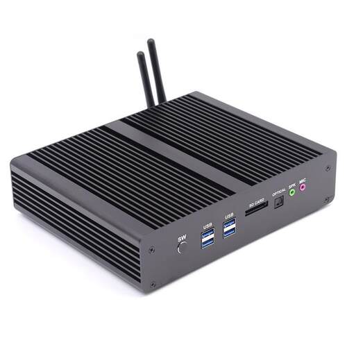 HYSTOU工控电脑主机i7-5500U双网双串口软路由mini工业HTPC小主机